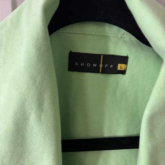 Neon Green Cropped Jacket - Picture 3 of 3